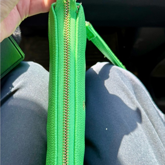 Nanette Lepore Bright Green Wristlet - Picture 7 of 13